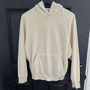 Essentials Fear Of God Womens Eggshell Hoodie Size XS